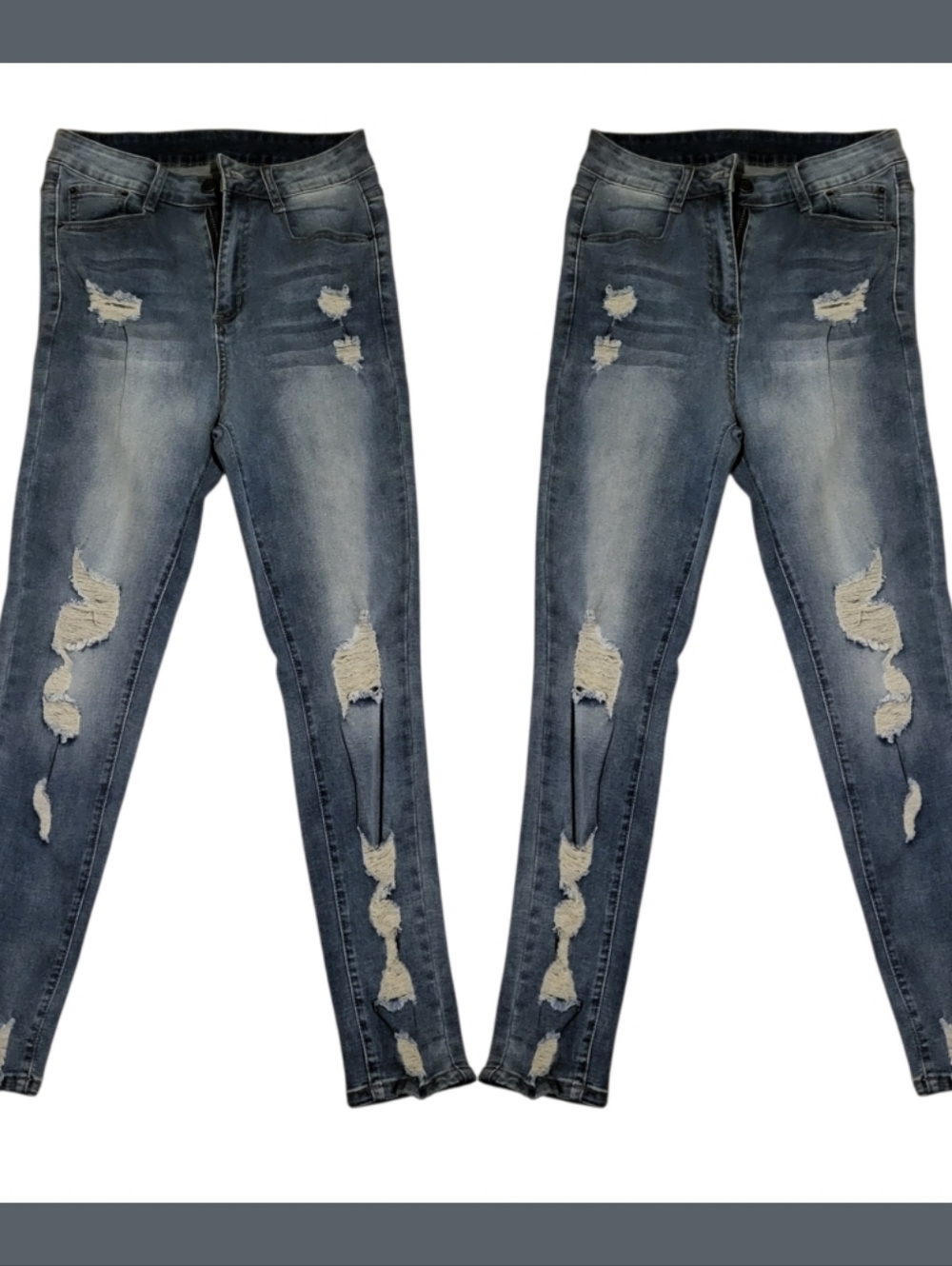 Classic Blue Women's Jeans - Stretch Denim